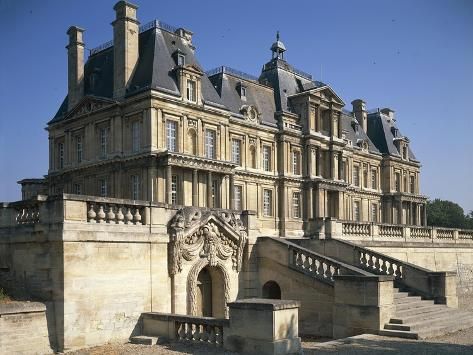 8 Mansion Decor Ideas That Scream Luxury 7 Giclee Print Facade Facing onto Seine Chateau De Maisons Laffitte France