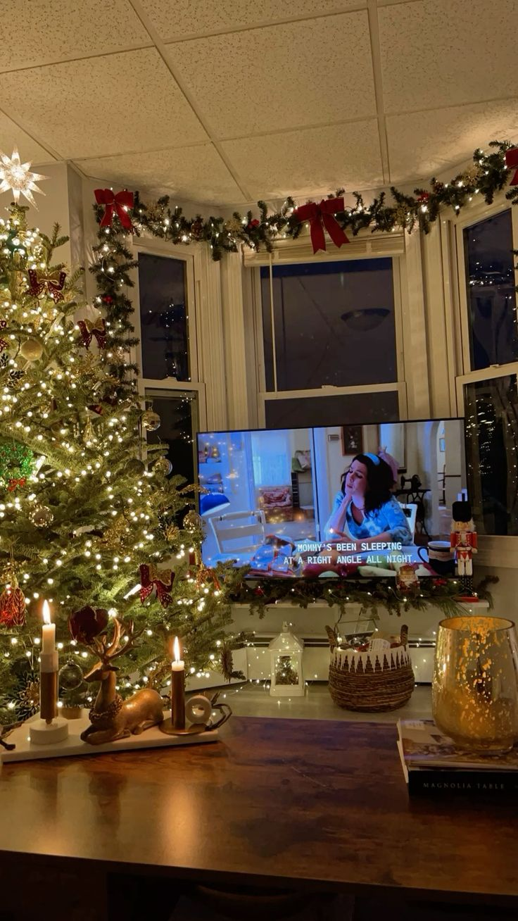 9 Christmas TV Stand Decor Ideas to Make Your Living Room Festive 5 image 45