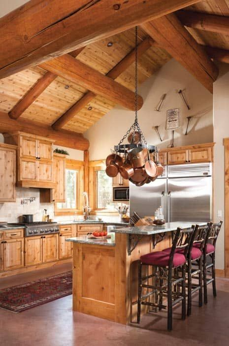 9 Modern Cabin Kitchen Designs with Rustic Charm 4 image 66