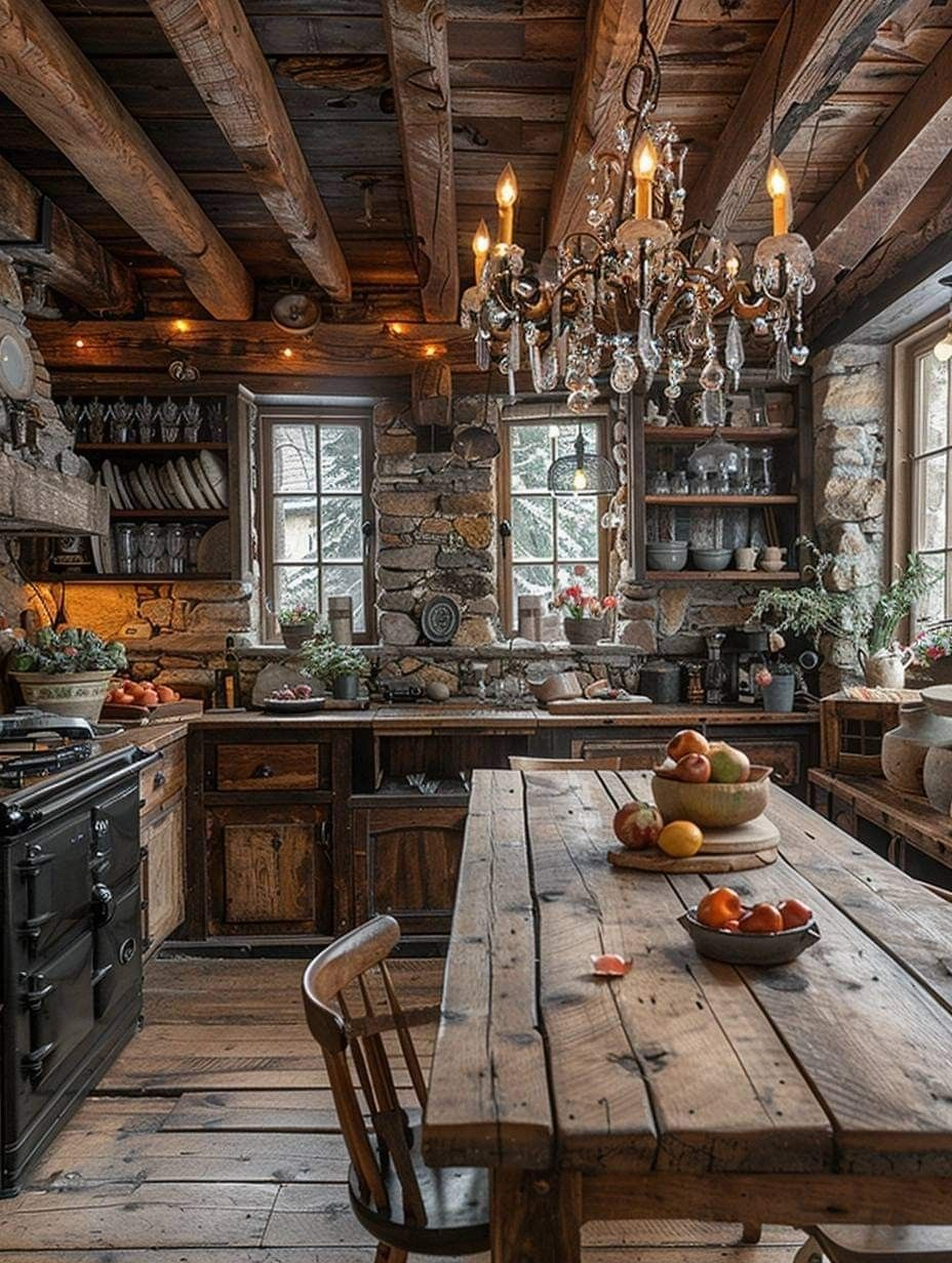 9 Modern Cabin Kitchen Designs with Rustic Charm 9 image 71