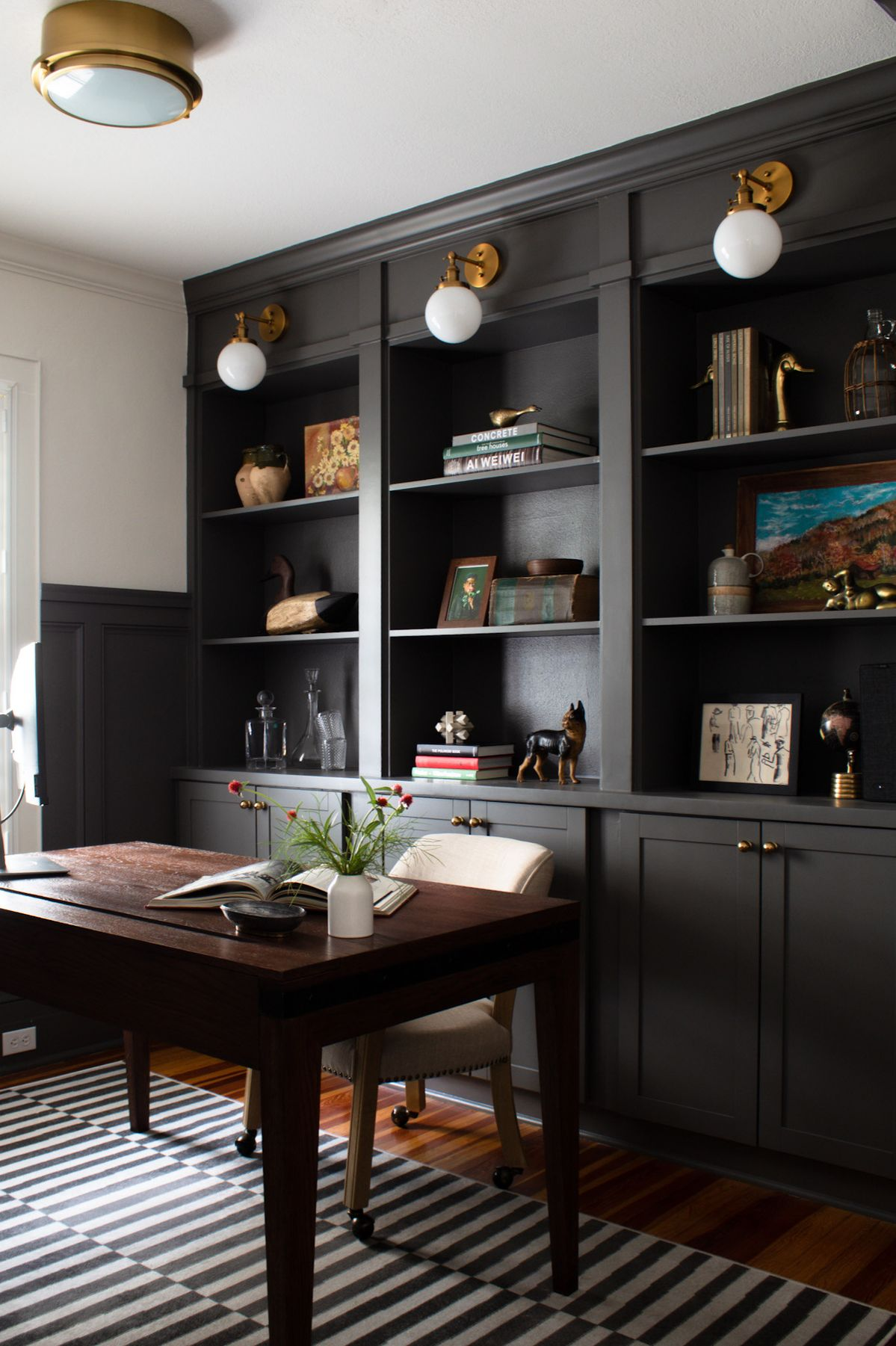 9 Dark Office Decor Ideas for a Mysterious and Elegant Workspace 9 image 100