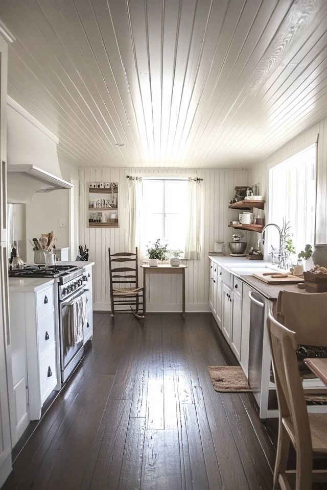 Create a Room Focal Point With Beadboard 9 Modern-Vintage Mix Ideas 6 image 44