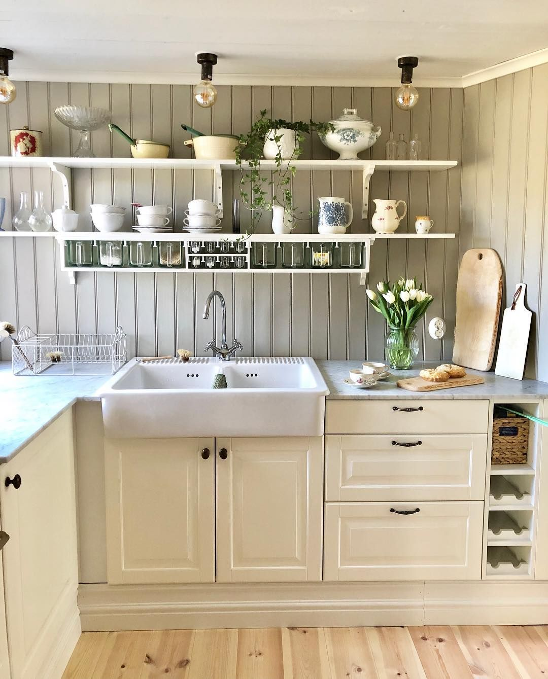 8 Cream Beadboard Walls That Instantly Soften Any Kitchen 5 image 53