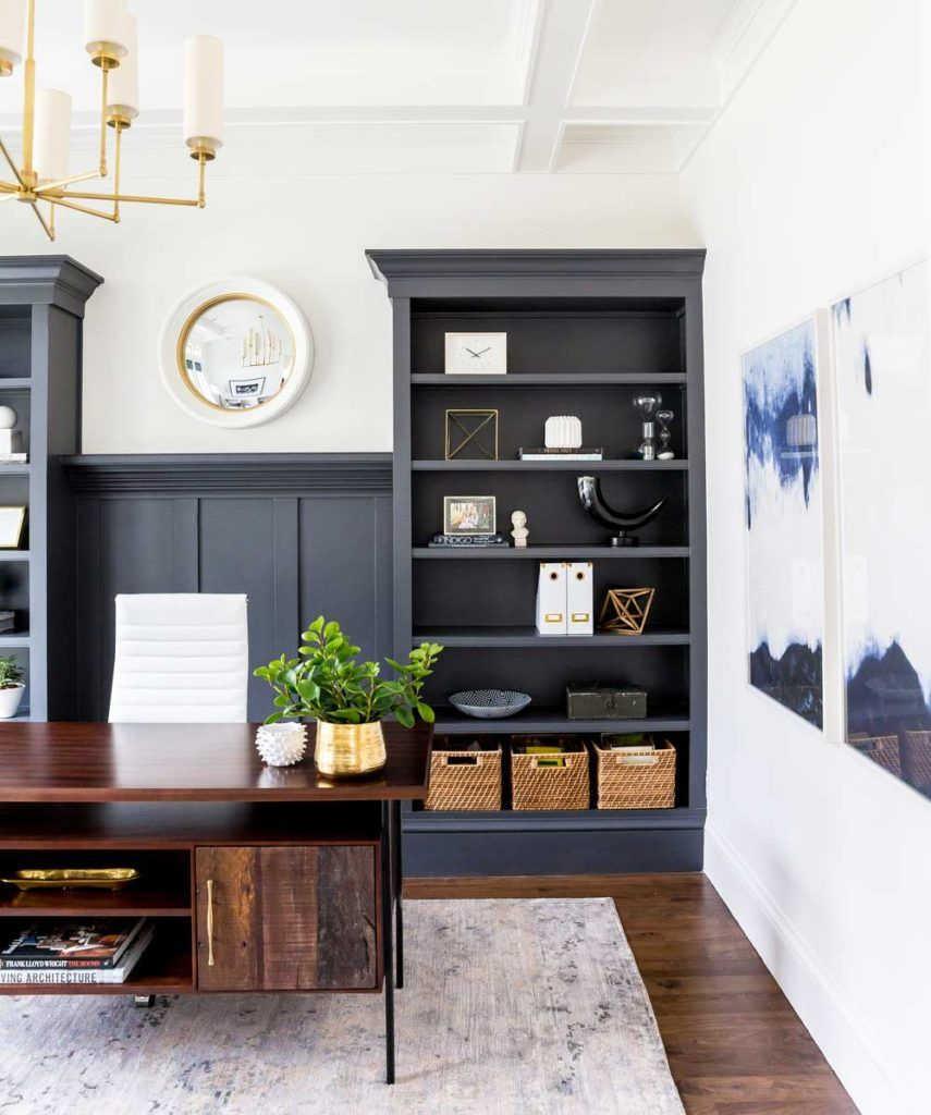 9 Dark Office Decor Ideas for a Mysterious and Elegant Workspace 1 image 92