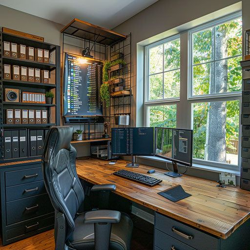 9 Dark Office Decor Ideas for a Mysterious and Elegant Workspace 3 image 94