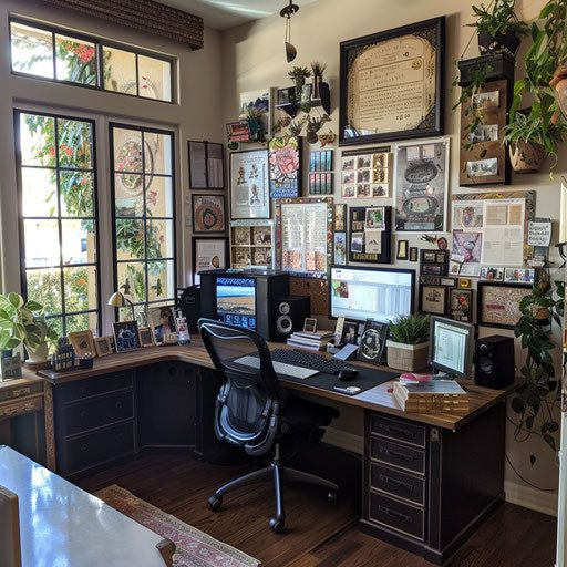 9 Dark Office Decor Ideas for a Mysterious and Elegant Workspace 4 image 95